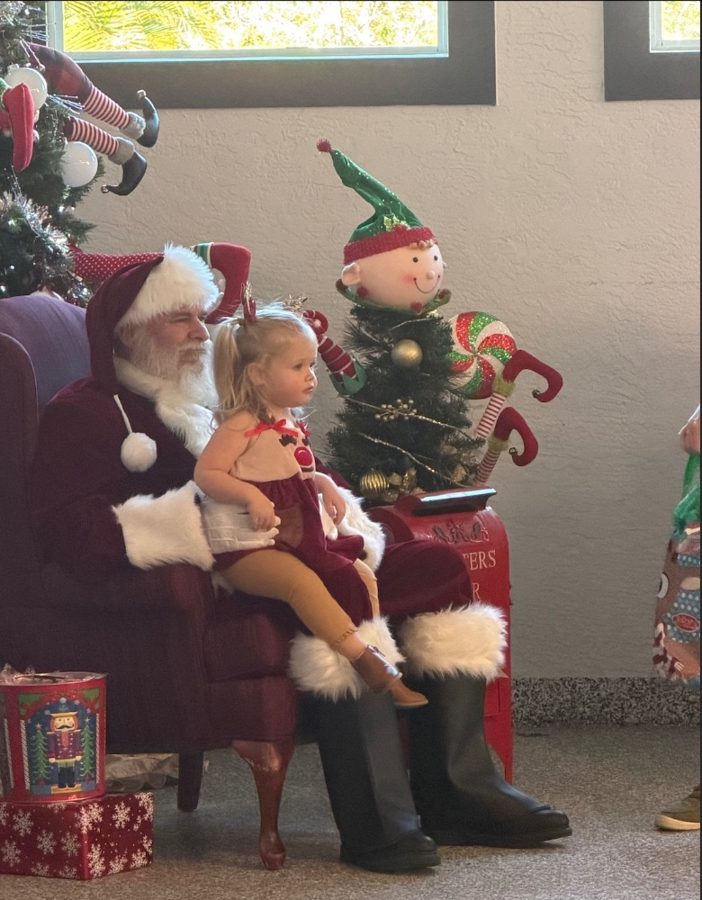 Santa at the Clubhouse